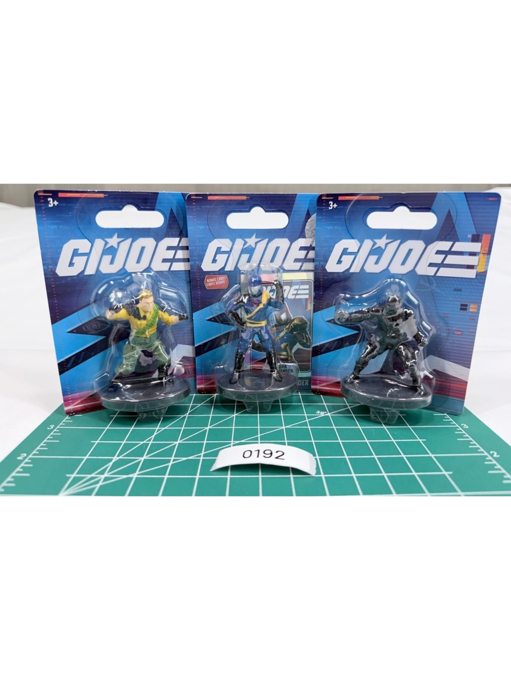 GI Joe Miniature Figurine Set - Duke, Cobra Commander, Snake Eyes - Collectible
